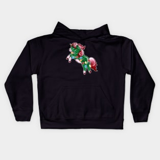 Xmas Unicorn Kids Hoodie